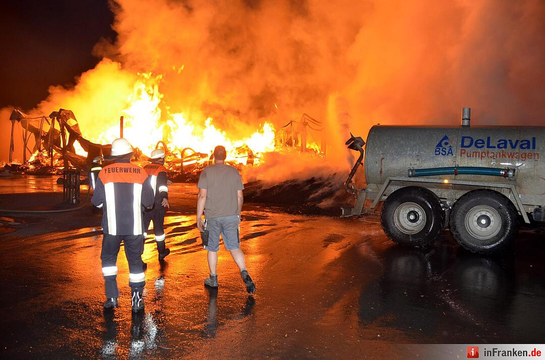 Brand im Sägewerk Untererthal