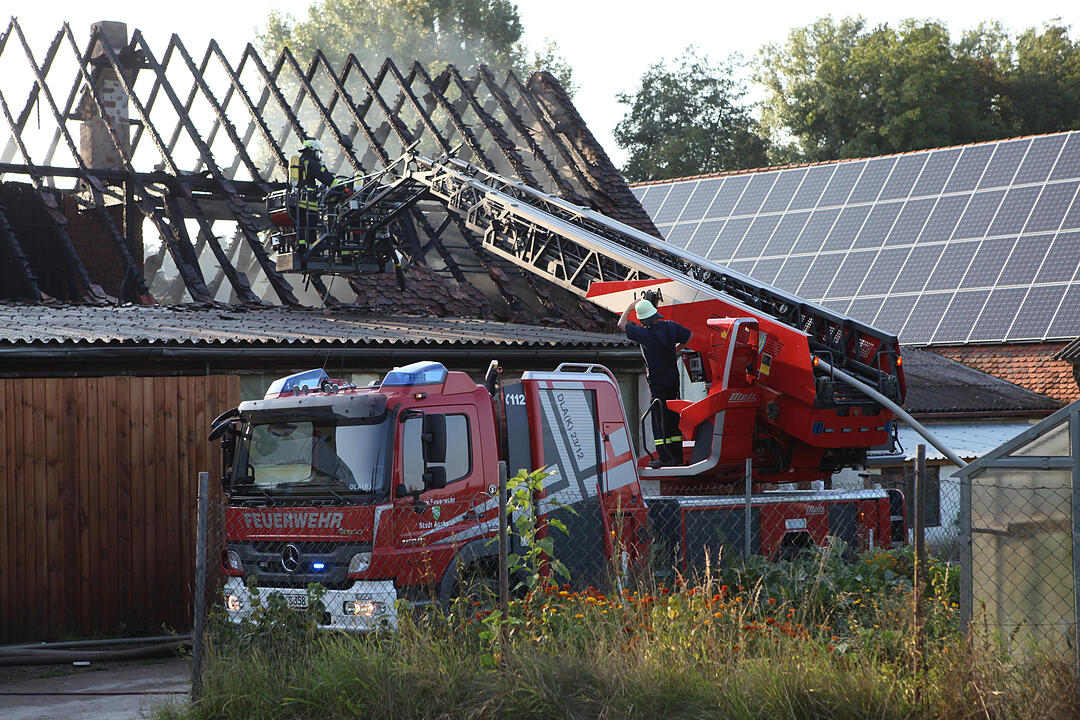 Weidenbach: Scheune gerät in Brand – hoher Schaden