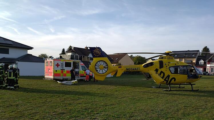 Oberhaid: Schrecklicher Unfall im Landkreis Bamberg: Person steht in Brand