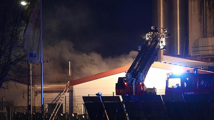 Die Brandstelle in der Augsfelder Straße in Haßfurt.  Foto: News5/Herse