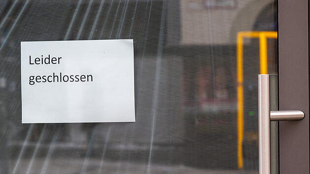 Ladenschließung in der Innenstadt