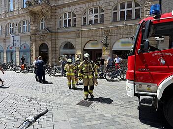 Bamberg: Feuerwehreinsatz in Geb&auml;ude an der Kettenbr&uuml;cke