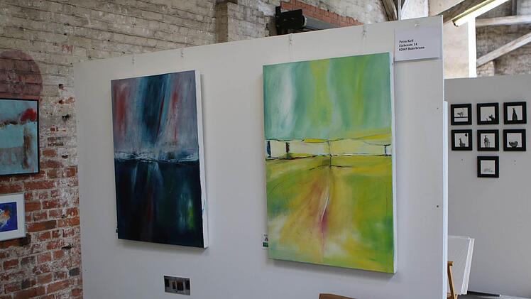 Impressionen von der ersten Auflage der Kunstmesse "Umschlagplatz Coburg"Foto: Jochen Berger