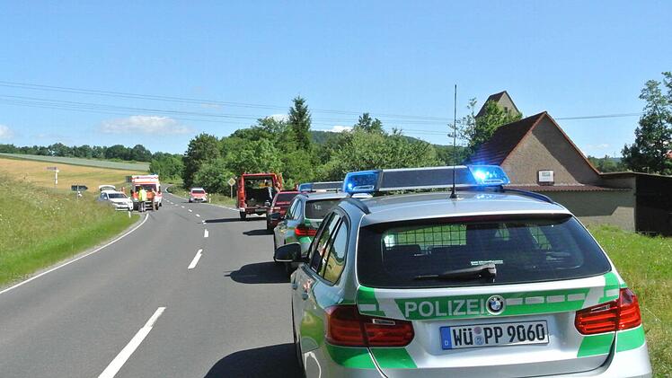 Hier auf der Staatsstraße Haßfurt-Ebern geschah der Motorradunfall mit tödlichem Ausgang am Freitagmorgen.