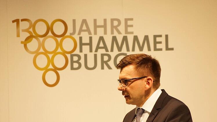 Bürgermeister Armin Warmuth, Festakt 1300 Jahre Hammelburg Foto: Arkadius Guzy