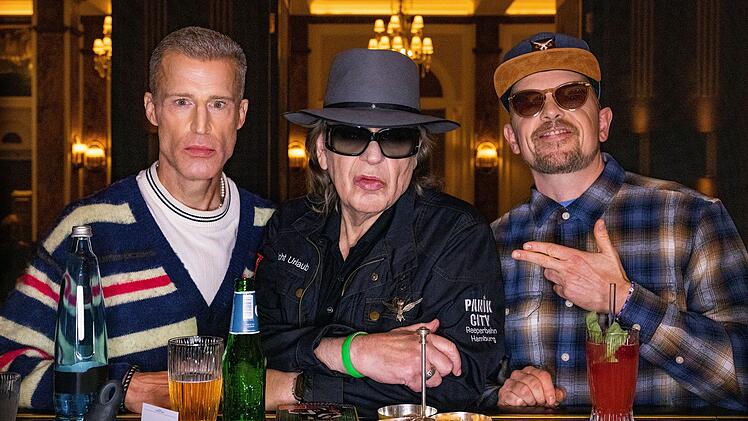 In der ARD-Doku sprechen auch Udo Lindenbergs Kumpels Benjamin von Stuckrad-Barre (links) und Jan Delay (rechts).