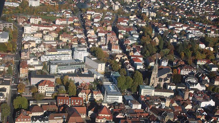Das Landratsamt aus der Luft. Foto: Ralf Ruppert