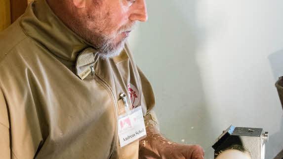 Beim Aschacher Museumsfest. Foto: Björn HinHin