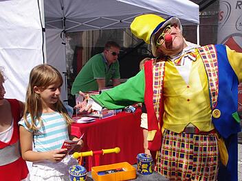 Für die Kinder wurde beim Stadtfest in Kronach viel geboten. Foto: Heike Schülein