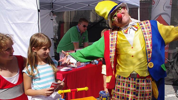 Für die Kinder wurde beim Stadtfest in Kronach viel geboten. Foto: Heike Schülein