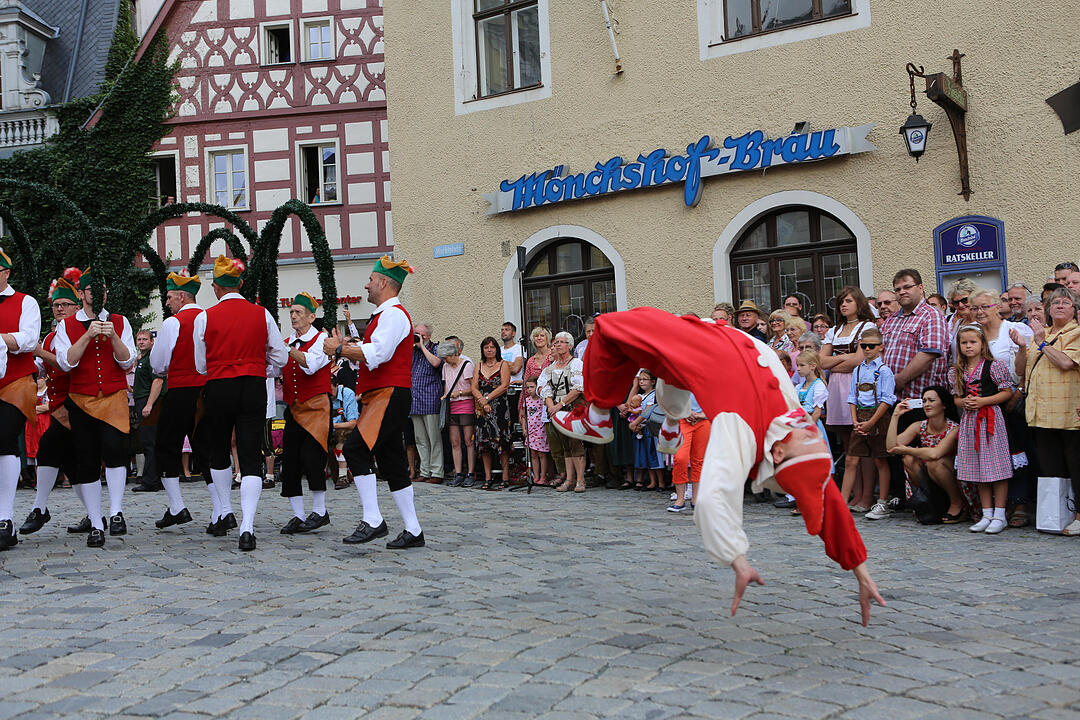 Eröffnung der Kulmbacher Bierwoche mit Büttnertanz und Bieranstich; Foto: Barbara Herbst