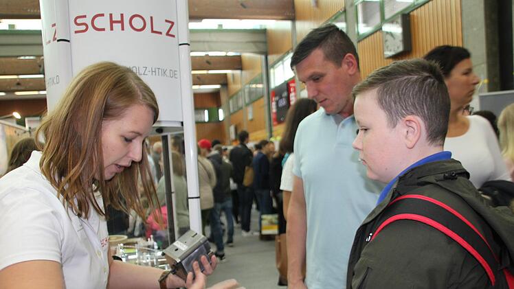 Impressionen von der Ausbildungsmesse in Kronach. Foto: Veronika Schadeck