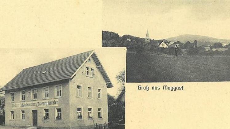 Eine Postkarte aus den 1940er-Jahren zeigt die B&auml;ckerei. Repro: FT