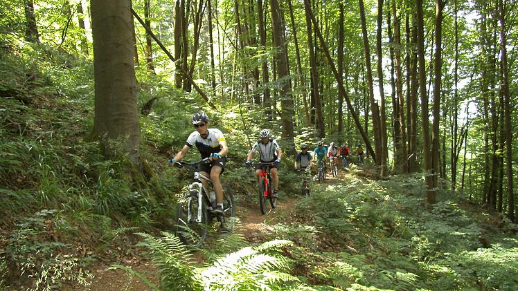 Für Genussradler und Mountainbiker gibt es zahlreiche Tourmöglichkeiten im Kulmbacher Land. Foto: Stadt Kulmbach
