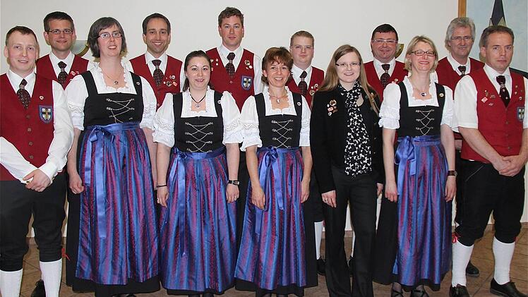 Silber für 20 Jahre aktiven Musizierens.