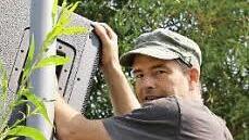 Alexander Stütz kümmert sich um die Technik.  Foto: Dominik Schreiner