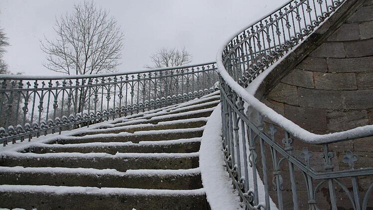 Winter im Staatsbad Bad Brückenau (Januar 2015)Foto: Ulrike Müller