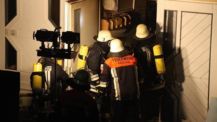 Brand in Wirmsthal, Donnerstag, 9. April 2015