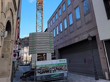 Die Buchbindergasse ist für den Verkehr gesperrt.