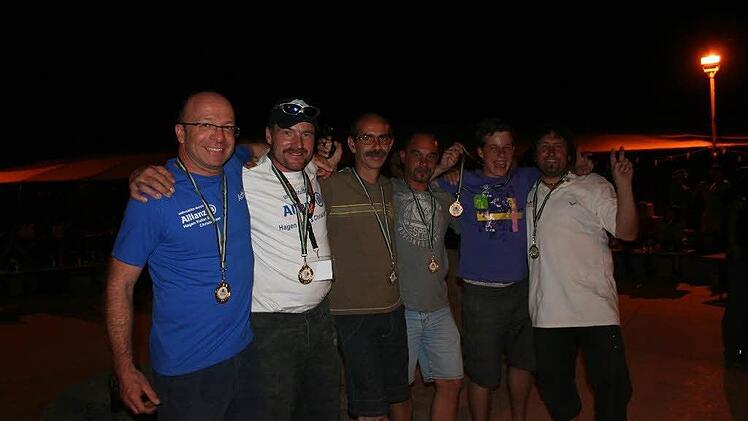 Das Team der Frankenbeduinen nach der siegerehrung.