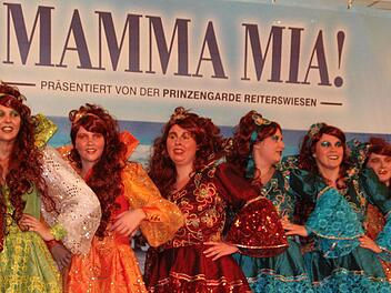 Showtanz der Prinzengarde "Mamma mia". Fotos: Werner Vogel