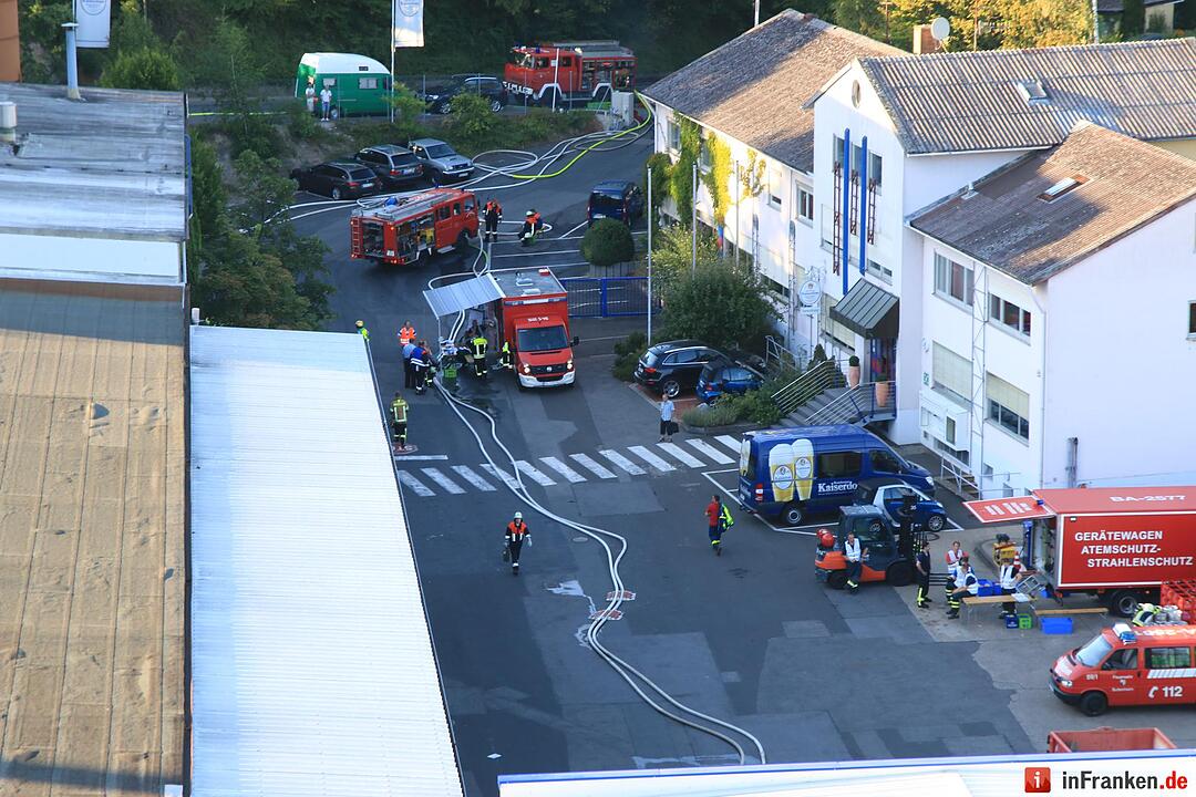 Brand bei der Brauerei Kaiserdom