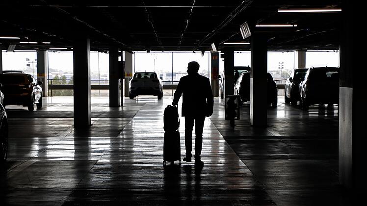 Parkhaus einer Autovermietung