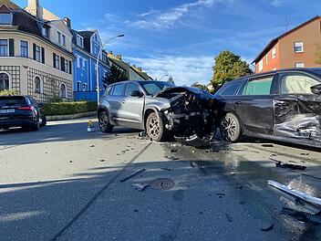 Unfall in Hof