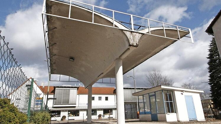 Die ehemalige Tankstelle in der Äußeren Nürnberger Straße Forchheim