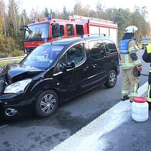 A73 bei Bamberg: Karambolage verursacht Riesenstau