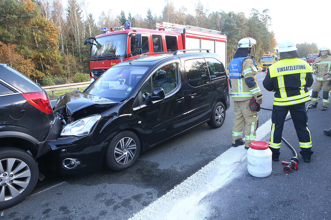 A73 bei Bamberg: Karambolage verursacht Riesenstau