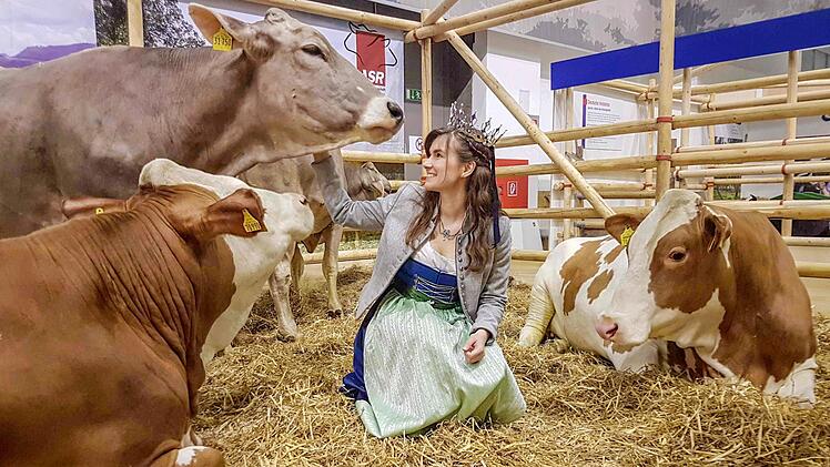 Sonja Wagner aus Wonsees war für zwei Jahre das Gesicht der bayerischen Milchwirtschaft. Unser Bild zeigt sie auf der Grünen Woche. Foto: VBM