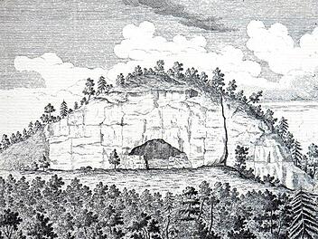 Stich der Gaillenreuther Höhle aus dem berühmten Esper-Buch von 1774  Repro: löw