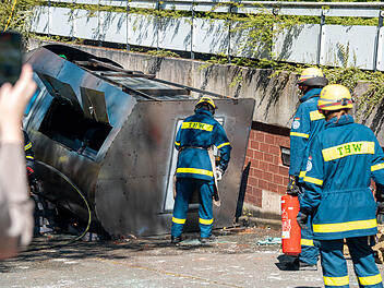 Großangelegte Katastrophenschutzübung: Rund 800 Einsatzkräfte proben den Ernstfall