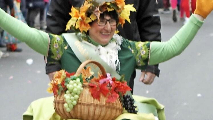 Eltmannns erste Weinkönigin Foto: Günther Geiling