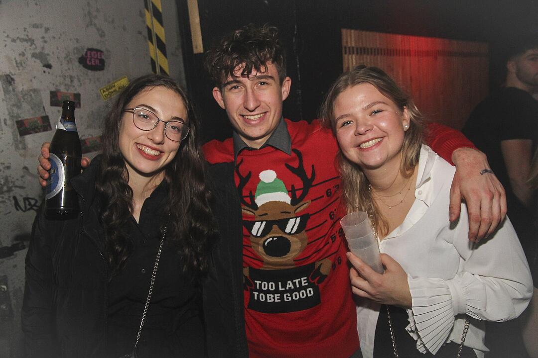 Partystimmung an Heiligabend