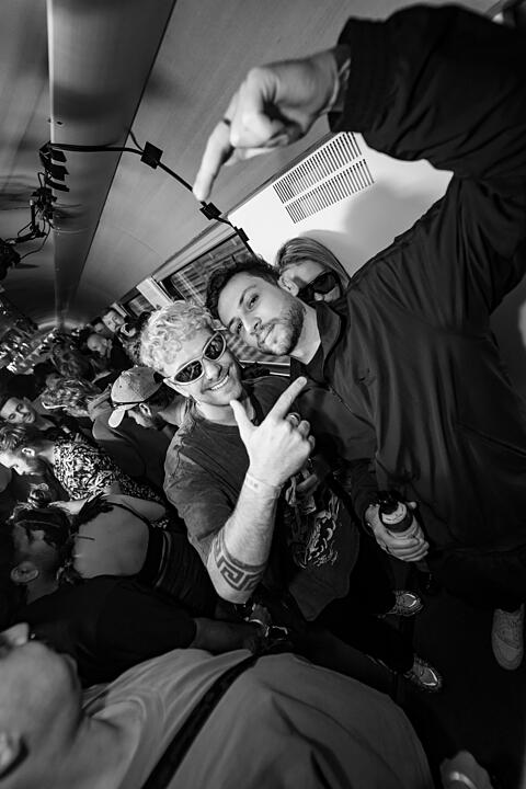 Die beste Party im Zug!