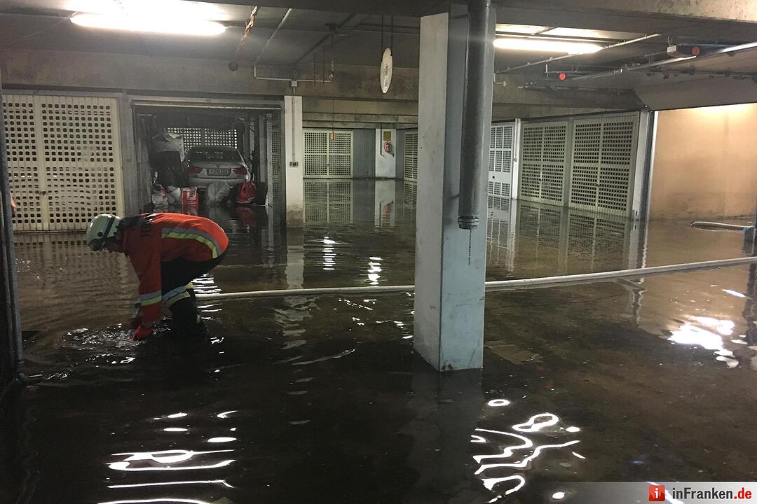 Vollgelaufene Keller in Nürnberg