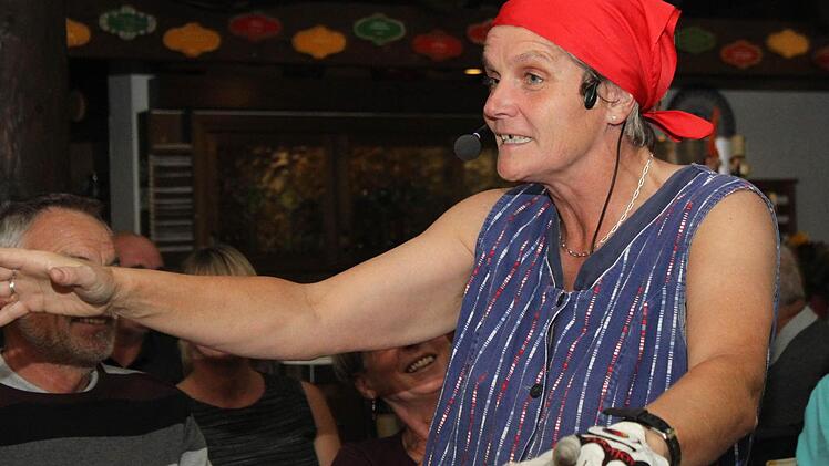 Andrea Wehner mischte sich unters Publikum. Foto: Carmen Schwind