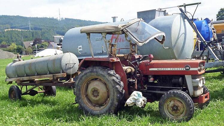 Bei einer früheren Veranstaltung in Hainzendorf konnte man sehen, wie sich die Gülletechnik verändert hat.  Foto: Arno Eisenacher