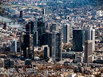 Bankenviertel in Frankfurt