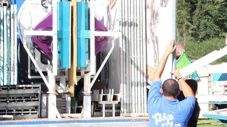 Abbau beim Freischießen. Foto: Marco Meißner