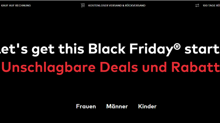 Bis zu 70 Prozent Rabatt am Black Friday bei About You