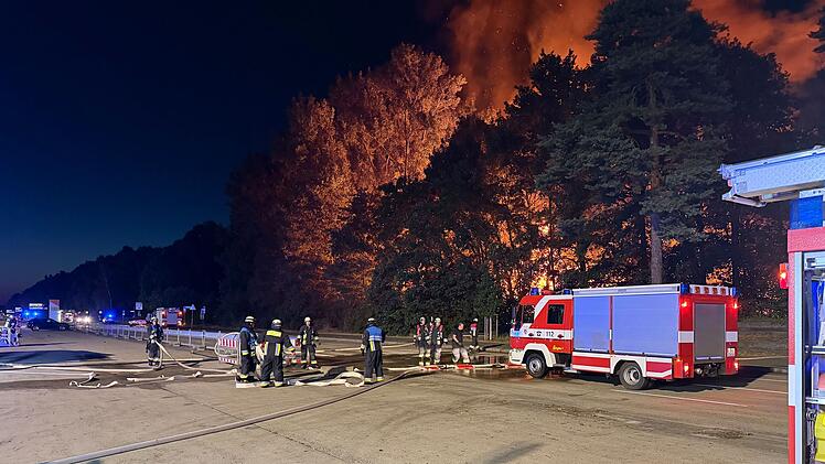 Waldbrand in N&uuml;rnberg