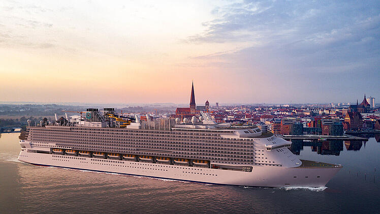 Die "Global Dream II" sollte das größte Kreuzfahrtschiff der Welt werden.