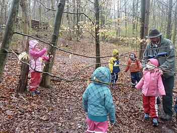 Mit dem Projekt "Unser Freund, der Baum" wurde der Kindergarten Oberelsbach zum zweiten Mal in Folge mit dem ÖkoKids-Siegel ausgezeichnet. Foto: Kindergarten Oberelsbach