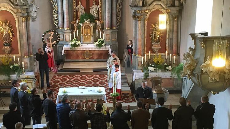 Eid in der Kirche mit Landrat Thomas Bold. Foto: Regina Rinke