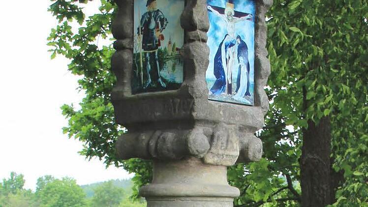 Der restaurierte Bildstock