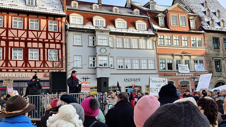 Zehntausende protestieren in Franken gegen Rechts - "Demokratie in Gefahr"