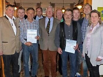 Ehrungen prägten die Hauptversammlung der CSU Presseck.  Foto: p